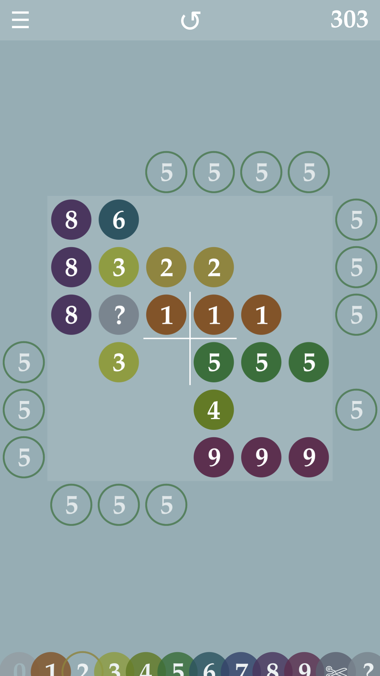 A Numbers Game - Board